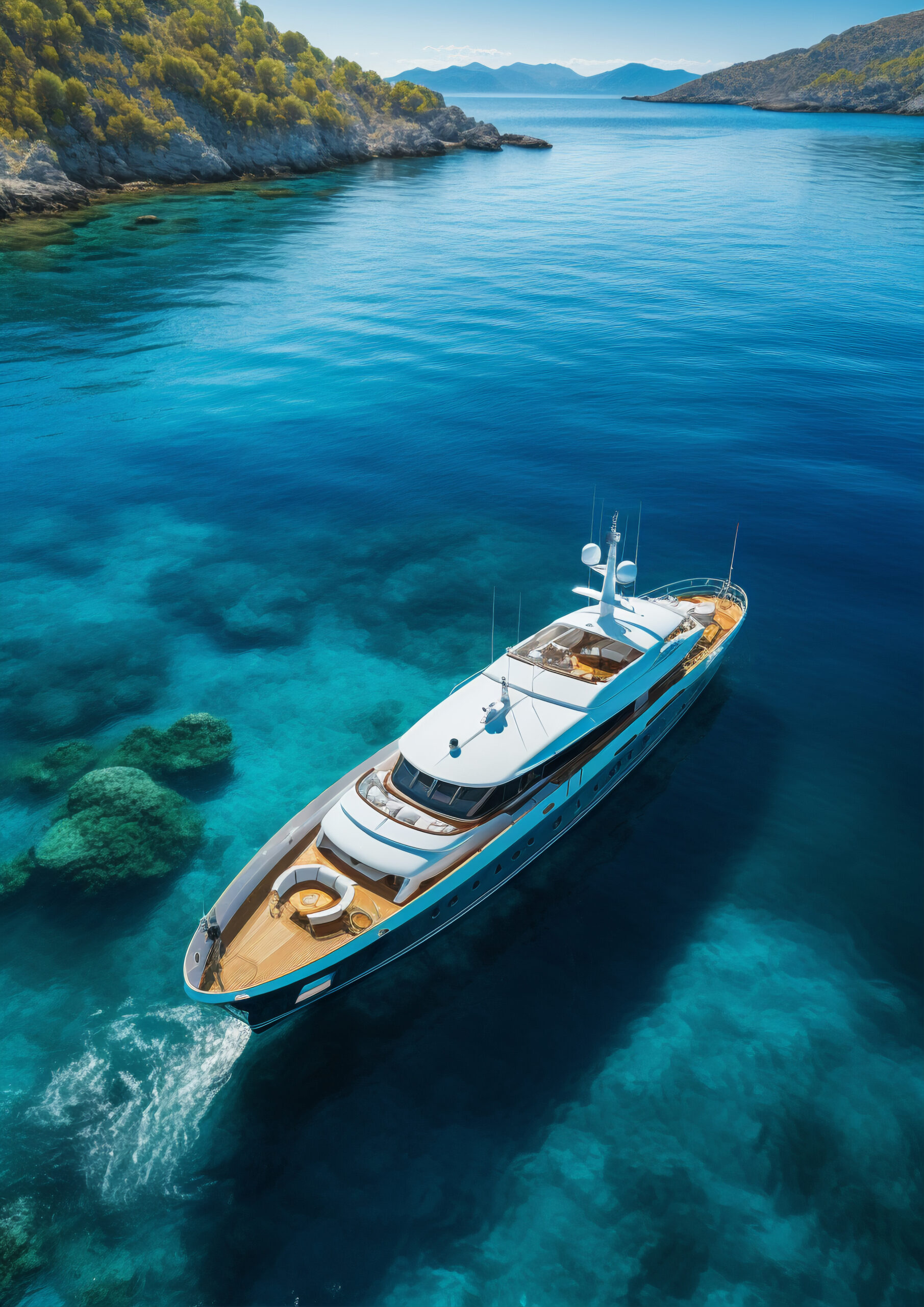Repairs & Refitting luxury yacht